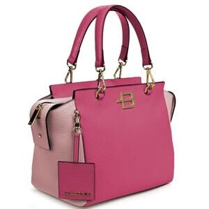 Baldinini Trend Fuchsia Textured  Handbag Fuchsia NWT